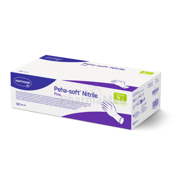Gants PEHA SOFT nitrile fino medium - 150pc