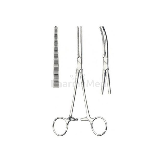 Pince KOCHER courbe 14cm - 1 pince