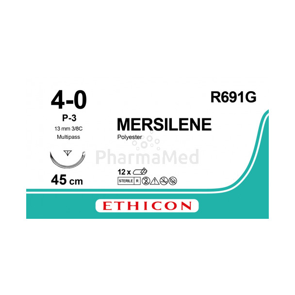 MERSILENE 4/0 R691G P-3 45cm - 12fils