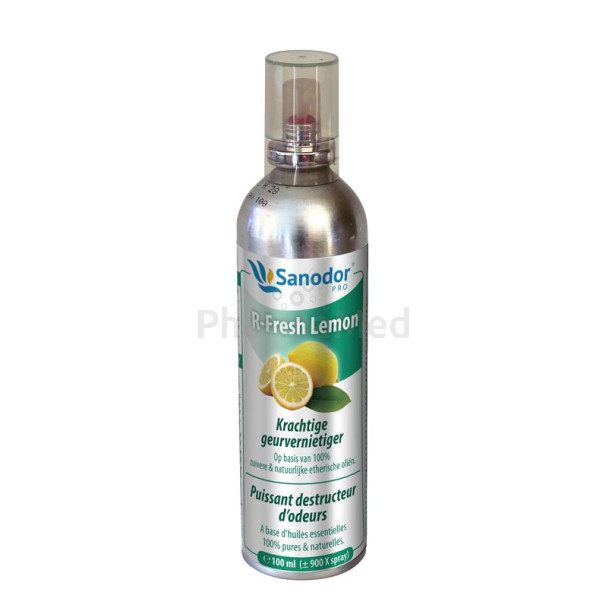 SANODOR R-FRESH destr. d'odeurs citron - 100ml