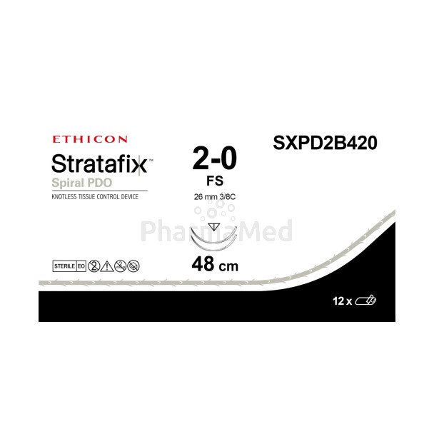 STRATAFIX 2/0 SXPD2B420 FS 48cm - 12fils