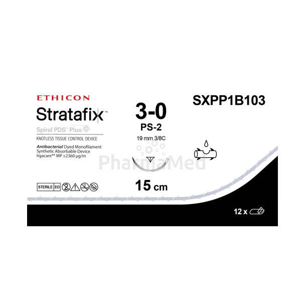 STRATAFIX 3/0 SXPP1B103 PS-2 15cm - 12fils