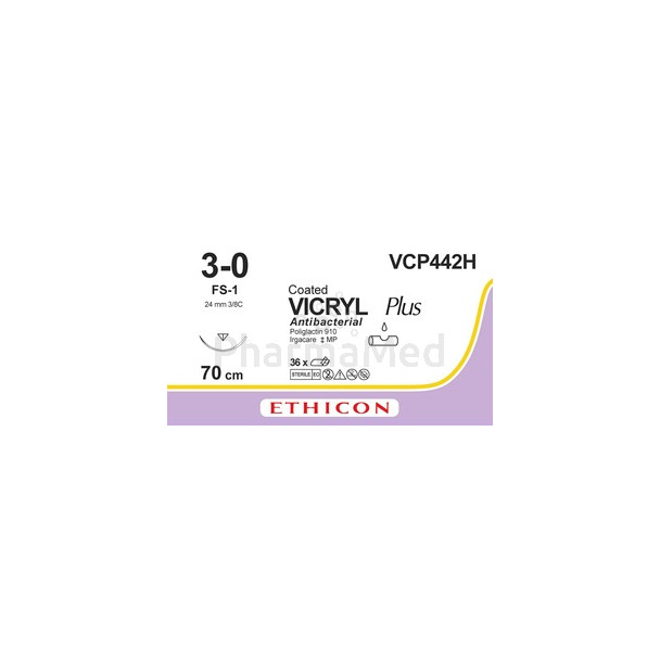 VICRYL PLUS 5/0 PDS II VCP291H FS-2 - 36fils