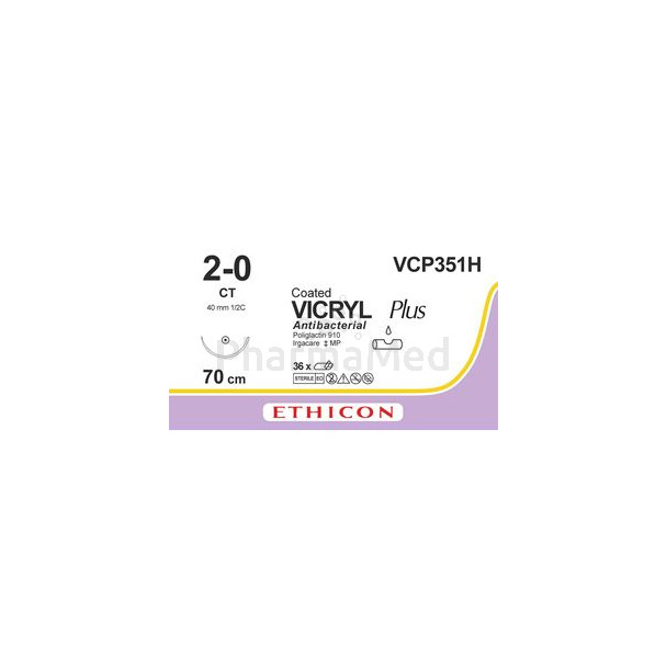 VICRYL PLUS 2/0 VCP351H CT 70cm - 36fils
