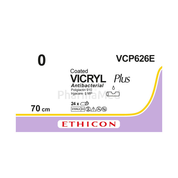 VICRYL PLUS 0 VCP626E 70cm - 24fils