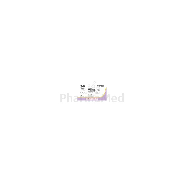 VICRYL+ USP2/0 VCP969H CP-2 26mm 70cm - 36fils