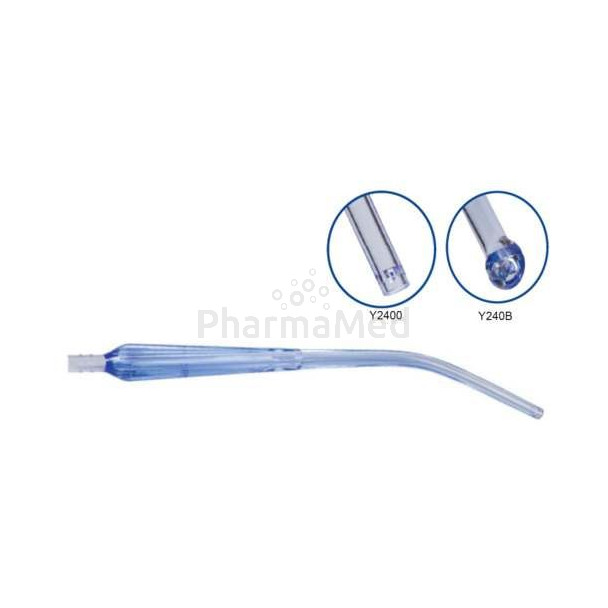 Medline Canule d'aspiration de Yankauer rigide - 50 pcs