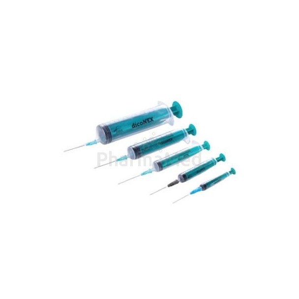 Seringues montées Zarys DicoNex 5ml + 0.7x30mm - 100pc