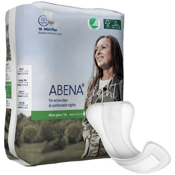 Couche anatomique ABENA Light - Mini+ 1A - 16pc