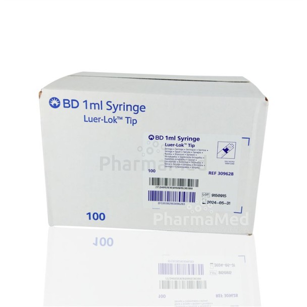 Seringues BD PLASTIPAK 1ml Luer Lock  (100pc)