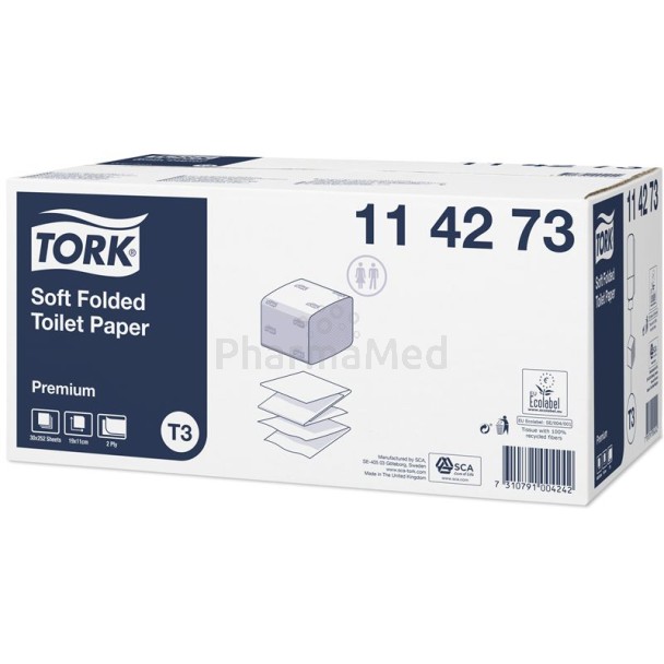 Toiletpapier Tork bulk 2ply 11x21cm  (7560st)