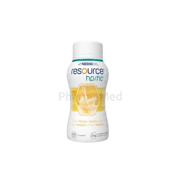Nestlé RESOURCE HP/HC - Hyperproteïnedrank - Vanille - 4x200ml