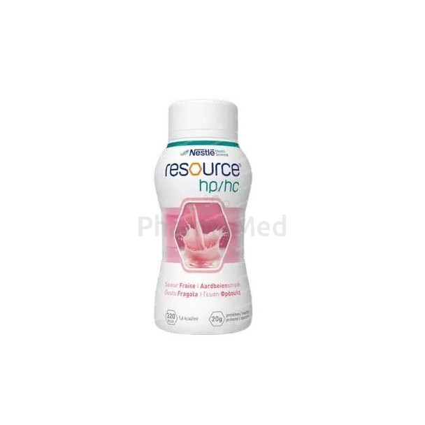 Nestlé RESOURCE HP/HC - Hyperproteïnedrank - Aardbei - 4x200ml