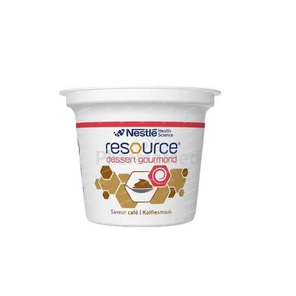 Nestlé Dessert gourmand - Crème hyperprotéinée café - 4x125gr