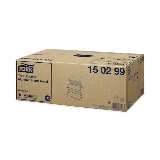 Essuie mains TORK Uni. ZZ 2pli 23x21cm H2- 20x237pc