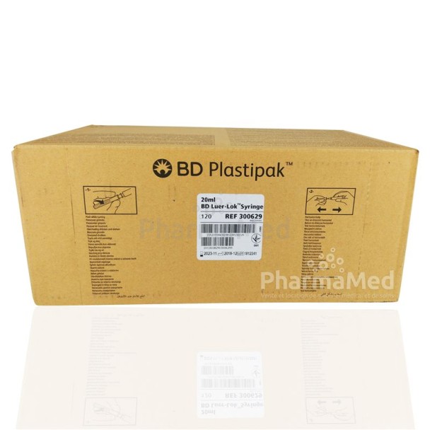 Spuiten BD 20ml embout Lock ..........(120st)