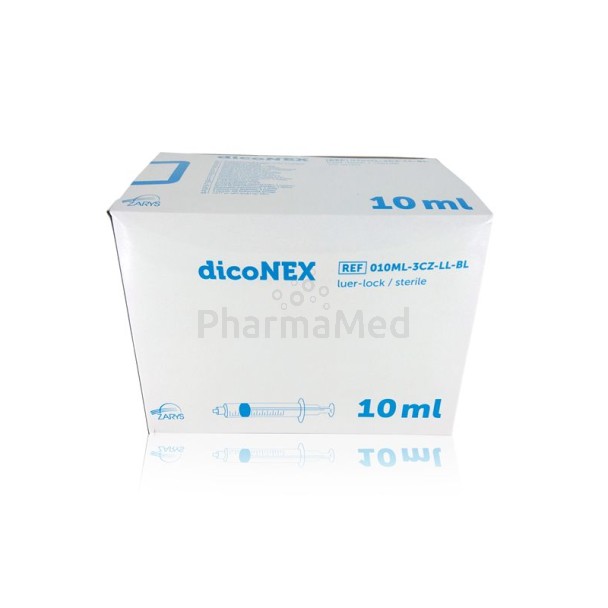 Seringues ZARYS dicoNEX sans latex - 10ml - 100pc