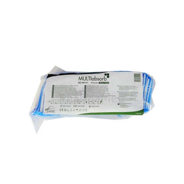 Compresses absorb. NS ZARYS 10x10cm ...(50pc)