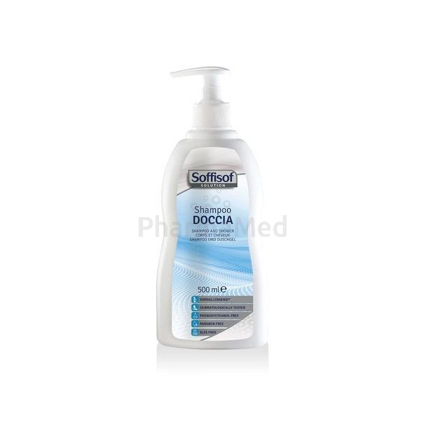 SOFFISOF Savon corps + cheveux +pompe - 500ml