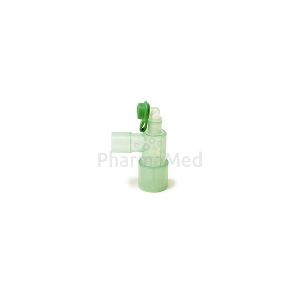 Raccord coudé fixe 22M/15F-15M + prise luer lock avec capuc