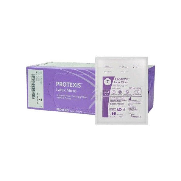 Gants de chirurgie PROTEXIS latex micro - 8,5 - 50 paires