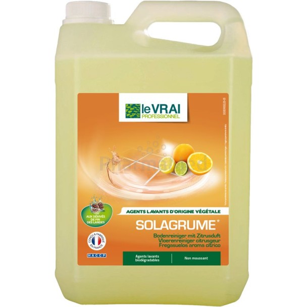 LE VRAI BIO MENAGE détergent SOLAGRUME ..(5L)