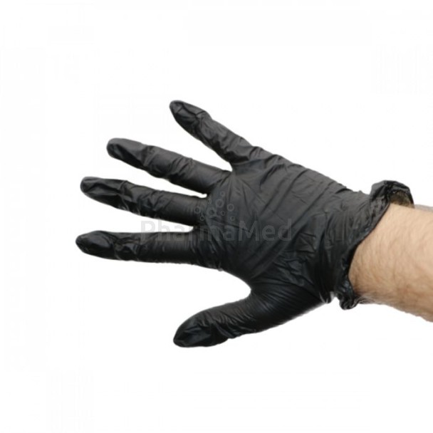 Gant hybride noir VI-NI 5g - Medium - 100pc