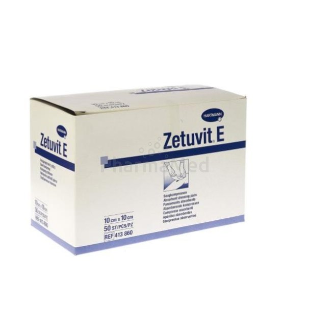 Compresses absorb. NS ZETUVIT E 10x10cm - 50pc