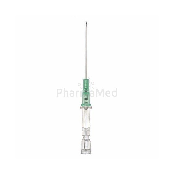 INTROCAN SAFETY PUR 18G 1.3X45mm vert  (50pc)