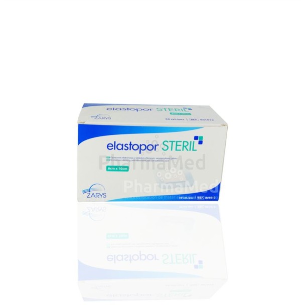 ELASTOPOR ST pans. post-op ZARYS 6x10cm /50pc