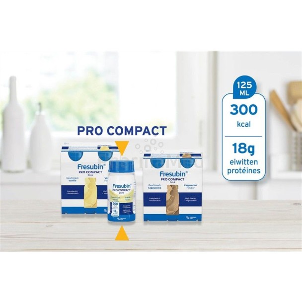 Fresubin Pro Compact Drink - Perzik/Abrikoos - 4x125ml