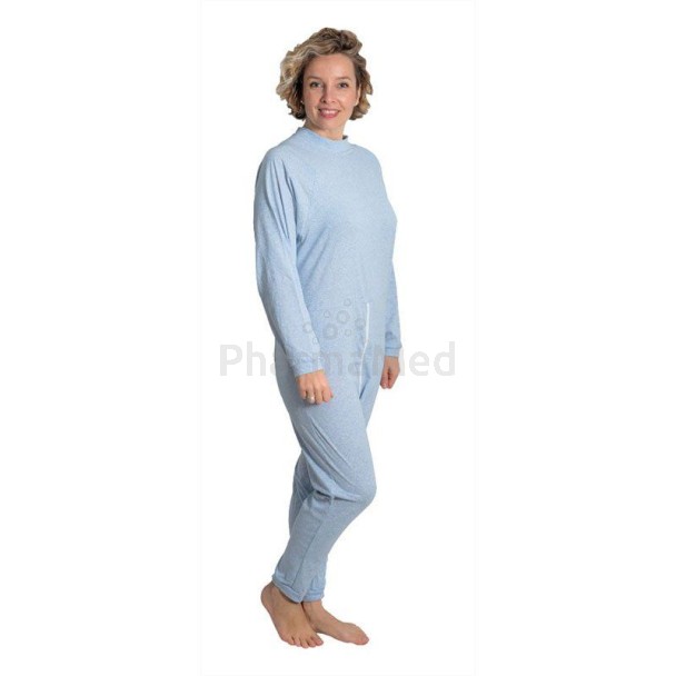 PHARMAOUEST Grenouillère Molene bleu ciel - T50/52