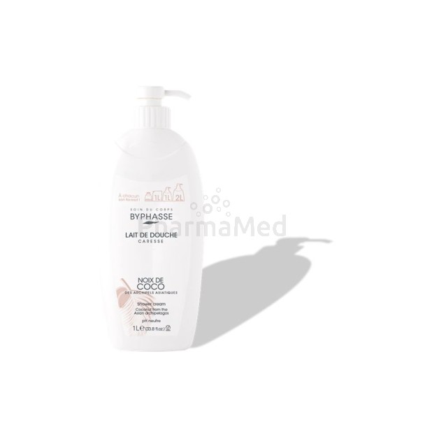 BYPHASSE Caresse lait de douche - Noix de coco 1L