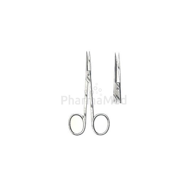 Ciseaux IRIS droit pointu (iridectomie) 11cm - 1 paire