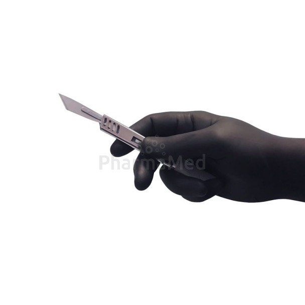 Gant Nitrile EASYCARE noir XSmall - 100 pcs