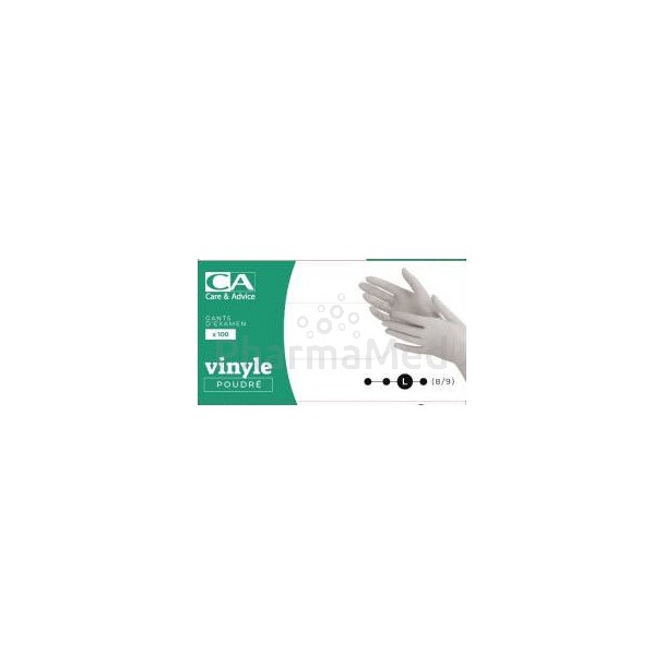 Gants vinyl CA NS medium - 100pc