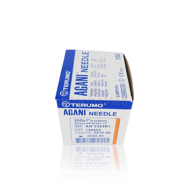 Aiguilles TERUMO 25G1 0.50x25mm - 100pc