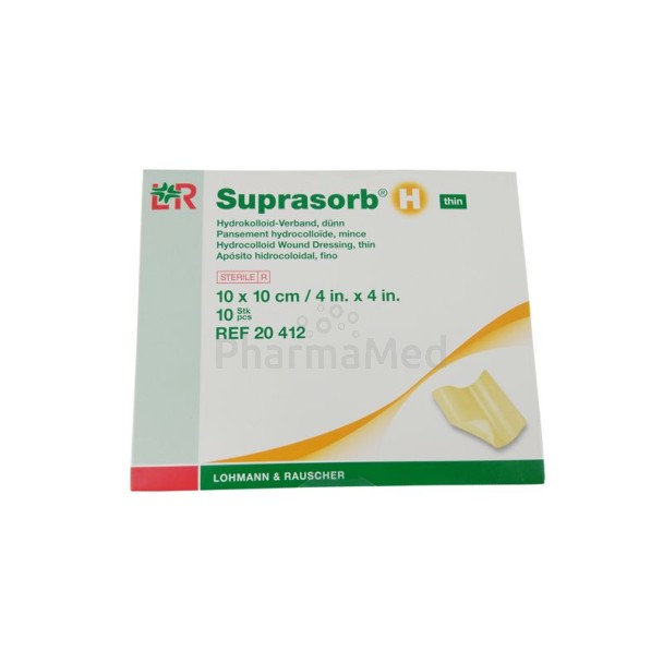 Suprasorb H -  Pansement Hydrocolloïde fin - 10x10cm - 10pc