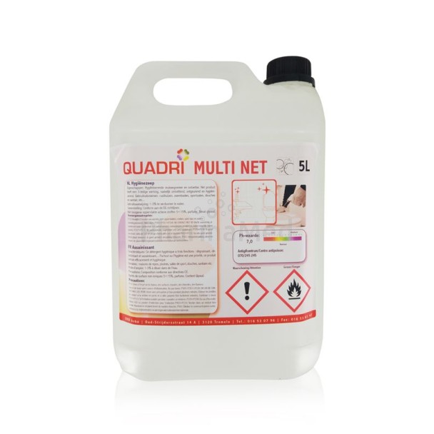 QUADRI MULTI NET nettoyant hygiénique - 5L
