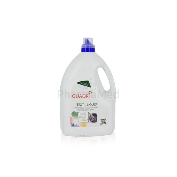 QUADRI TEXTIL lessive liquide Professionnel - 3L