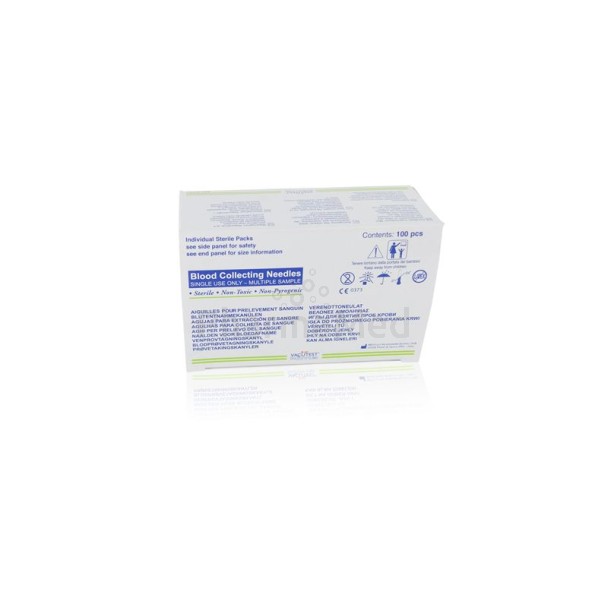 KIMA aiguille multi prél - 21G1½ 0,8x38mm - 100pc