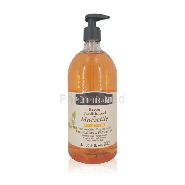 LCB Savon de Marseille liquide Fleur Oranger - 1L