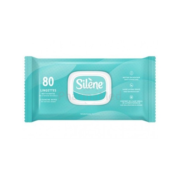 SILENE Lingette corporelle nettoyante - 80pc