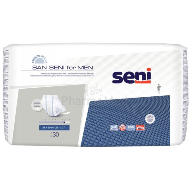 Couche anatomique SAN SENI - For men - 30pc