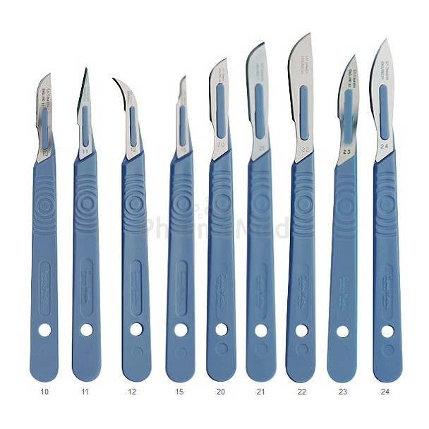 Bistouris complets Stérile S&M n°11 - 10pc