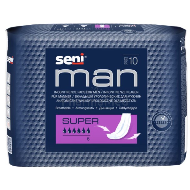 SENI MAN Protection Homme - Super 6g - 15pc