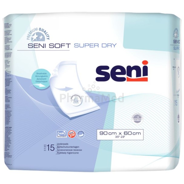 Alèse SENI Soft - Super Dry 60x90cm - 15pc