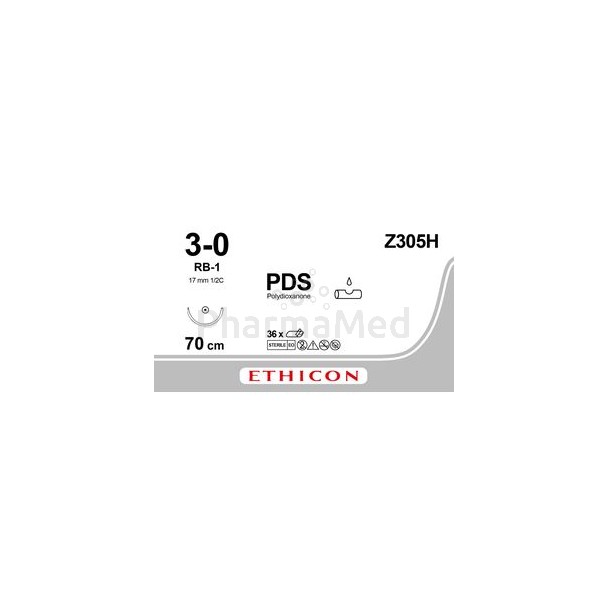 PDSII 3/0 Z305H 1xRB-1 70cm Violet - 36fils