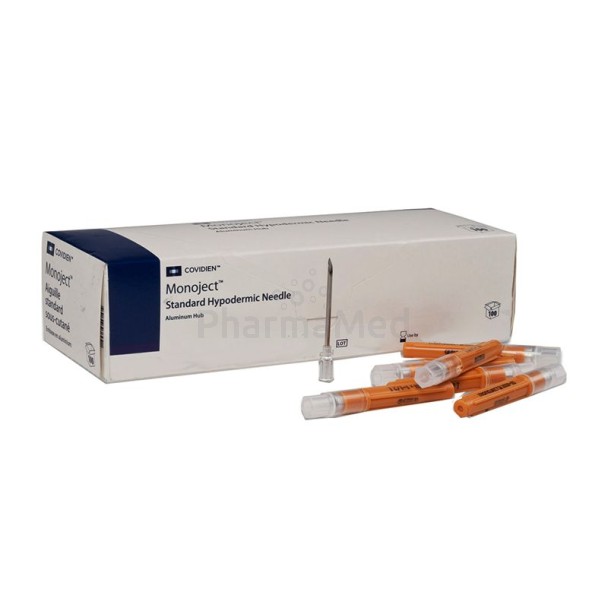 Aiguille hypodermique Monoject 16GX1 1/2  - 100 pièces