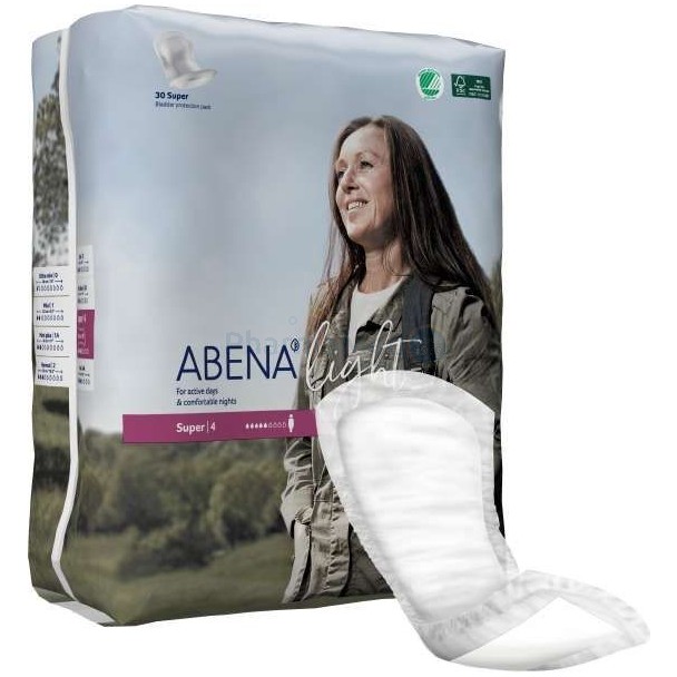 Anatomische inlegger ABENA Light Super 4 - 30st
